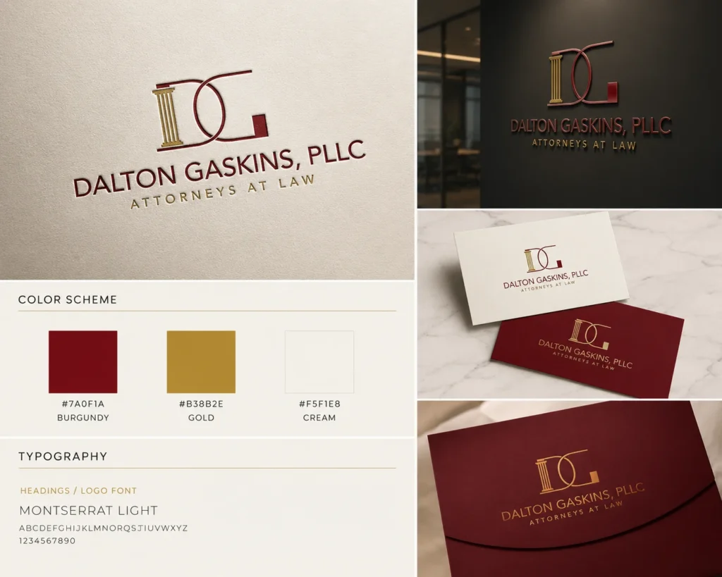 Dalton Gaskins, PLLC logo design